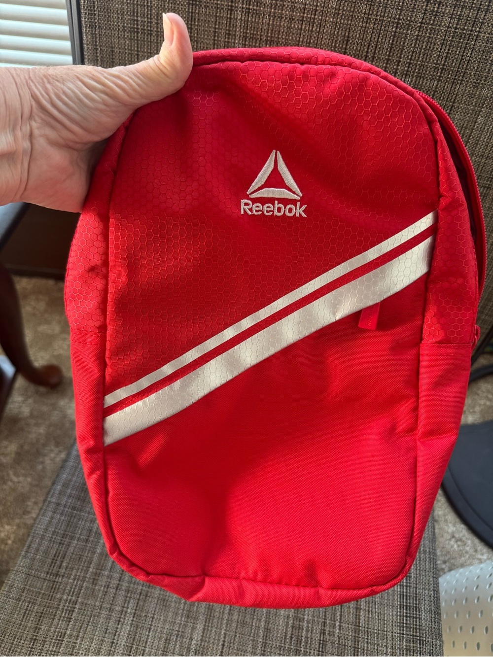 Reebok Sling Mini Backpack Red & White - Picture 3 of 16